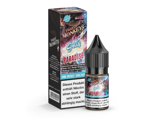 Twelve Monkeys - Iced - Nikotinsalz Liquid - Paradise