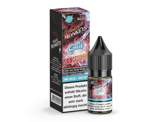 Twelve Monkeys - Iced - Nikotinsalz Liquid - Sanctuary