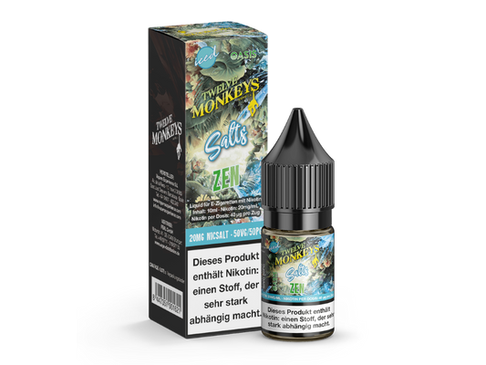 Twelve Monkeys - Iced - Nikotinsalz Liquid - Zen