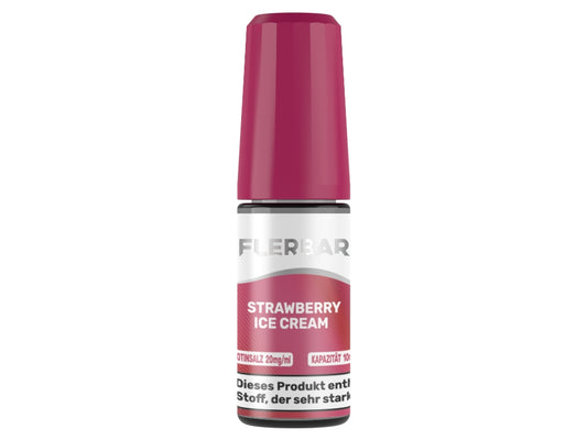 Flerbar Liquid - Nikotin Tuzu Likit - Strawberry Ice Cream
