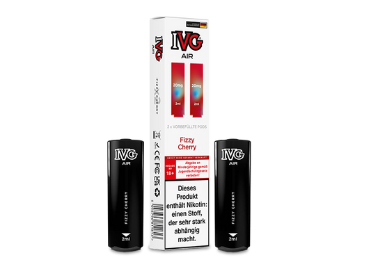 IVG AIR Pod (2 Stück pro Packung), Fizzy Cherry, 20 mg/ml