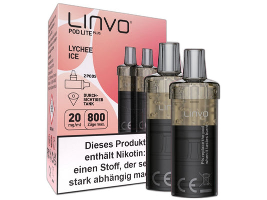 Linvo - Pod Lite Plus Cartridge 20 mg/ml (2 Stück pro Packung) - Red Storm
