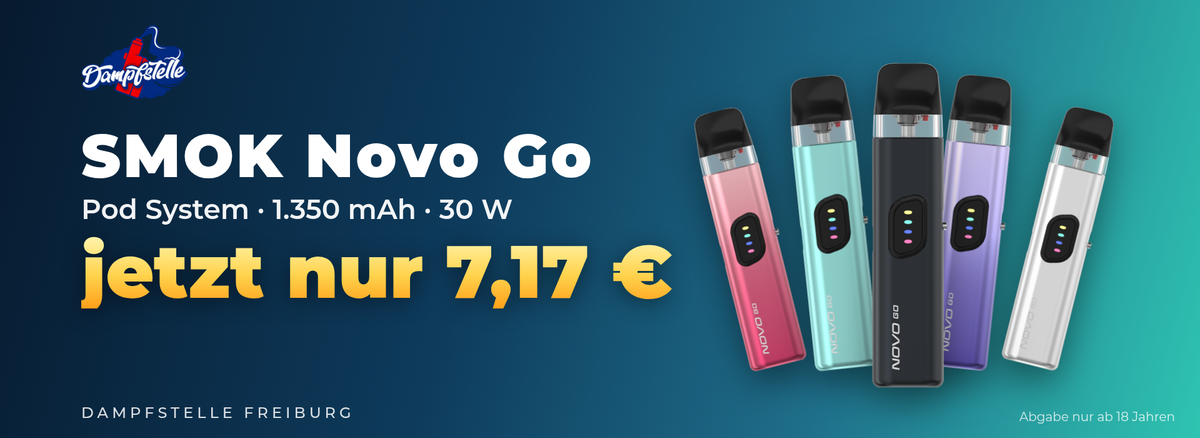 SMOK Novo Go jetzt nur 7,17 €