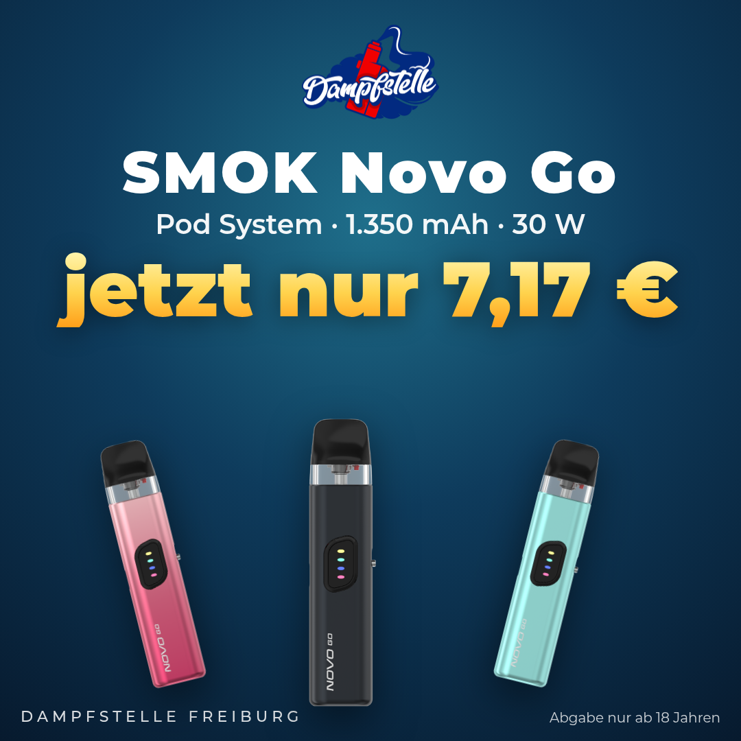 SMOK Novo Go jetzt nur 7,17 €