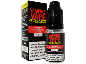 Vampire Vape - Overdosed - Nikotinsalz Liquid - Cherry Raspberry Apple