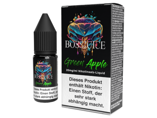 Boss Juice - Green Apple - Nikotin Tuzu Likit 20 mg/ml
