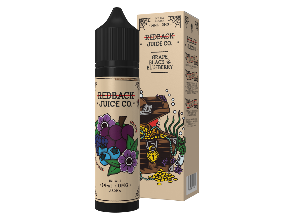 Redback Juice Co. - Aroma Grape Black & Blueberry 14 ml