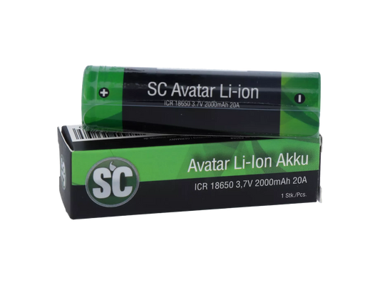 SC 18650er Akku 2000 mAh - 3,7 V