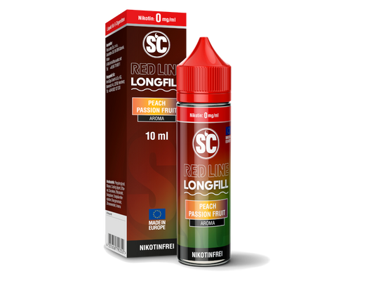 SC - Red Line Longfills 10 ml - Peach Passion Fruit