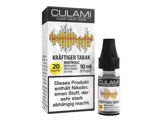 Culami - Nikotinsalz Liquid - Kräftiger Tabak