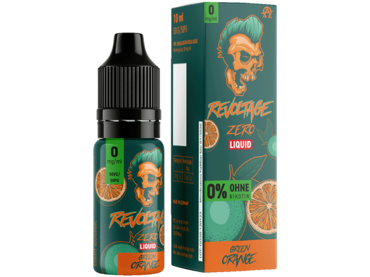 Revoltage - Tobacco Gold - Hybrid Nikotinsalz Liquid - Green Orange